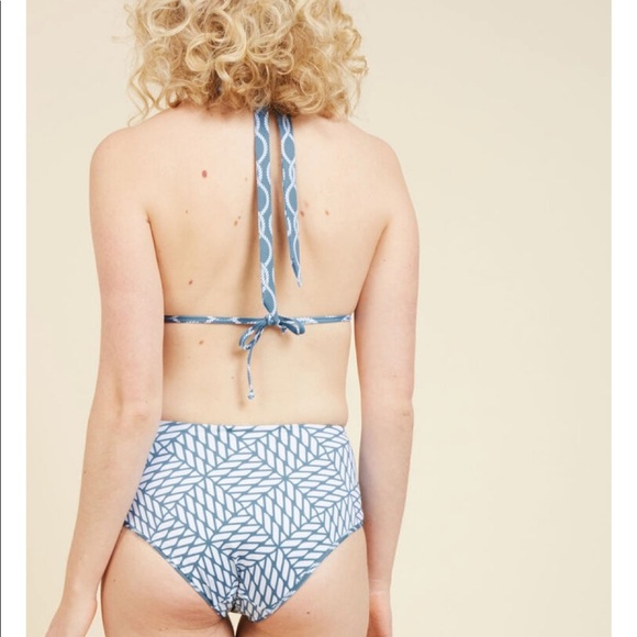 MODCLOTH Seaside Reversible One-Piece Swimsuit 2x - Picture 3 of 7